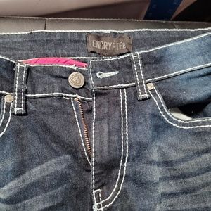 Encrypted mens jeans